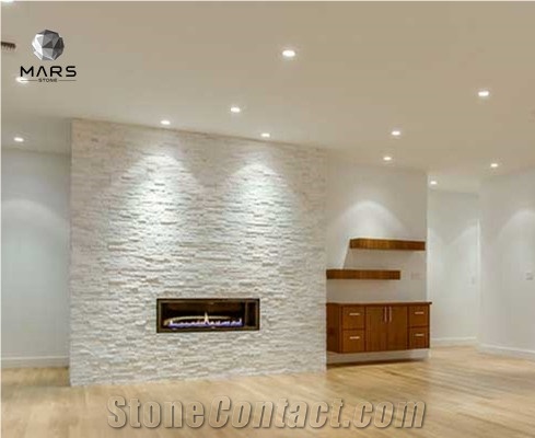 2021 Ledge Stone Panel White Stack Stone Quartzite For Wall