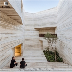 High Quality Silver Travertine Slab With Good Price
