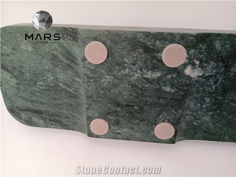 Natural Green Marble Fruit Tray Plate For Luxury Design