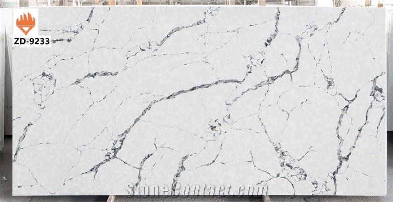 Wholesale Syntenic White Largest Size Color quartz slabs