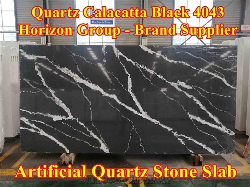 Quartz Calacatta Black - Horizon Group