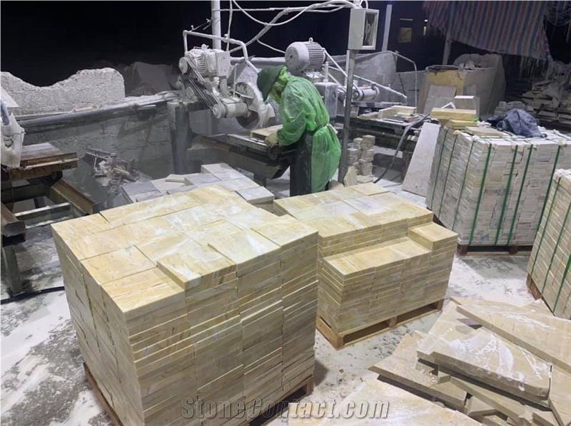 Hot Factory Price of Yellow Marble Stone Honey Marble