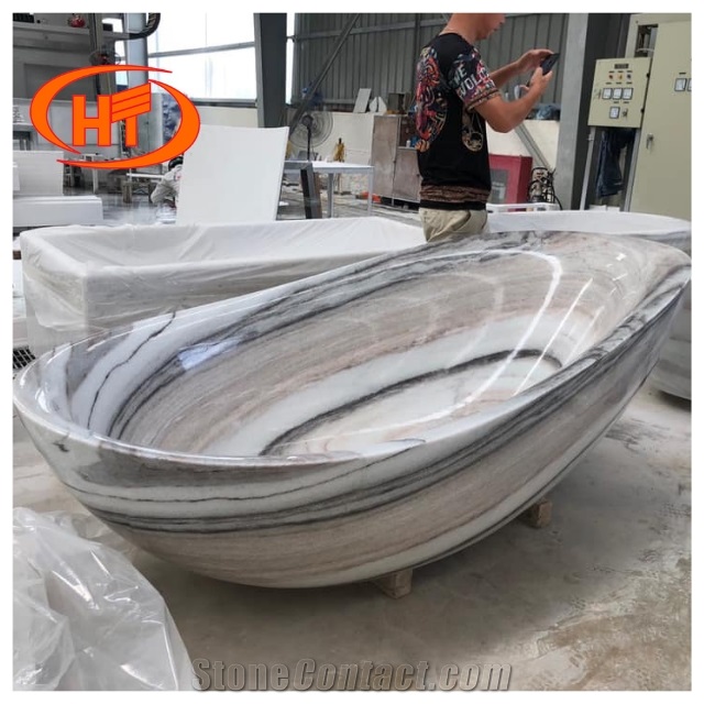 Natural Marble Stone Bathtub From Vietnam