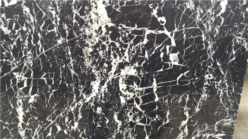 black white marble wall slab serpentine french pattern floor