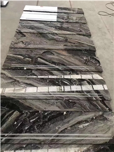 italian brown marble staircase venice borwn stair tread step