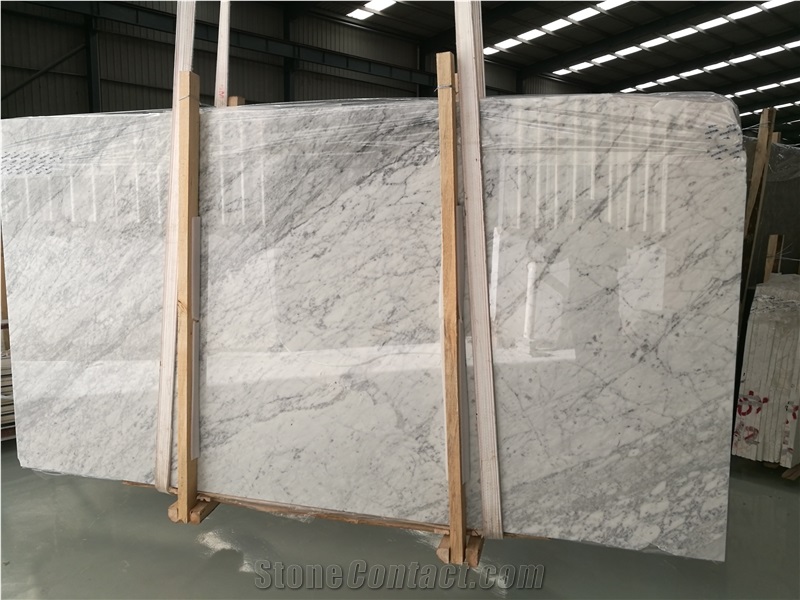 Bianco Carrara white Marble Slabs&Tiles Classy Italy