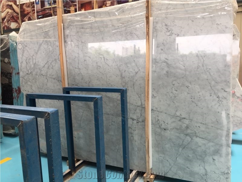 New Arrived Bianco Carrara Marble Tiles & Slabs White Italy