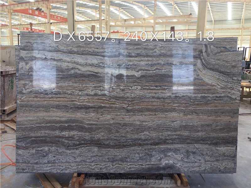 Silver Travertine Slabs & Tiles from Iran