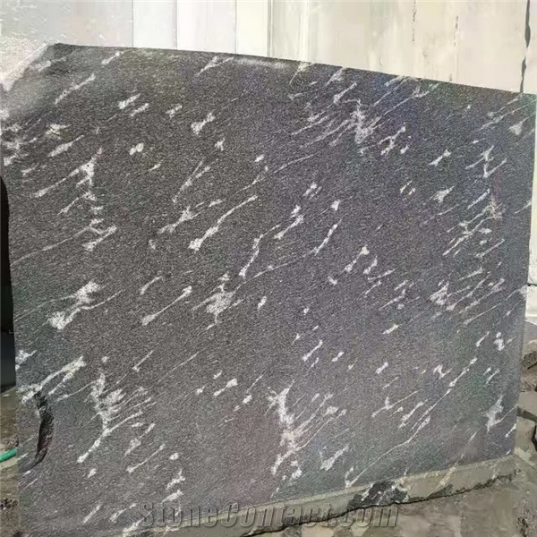 Fish Black Granite for floor/wall tile,countertop,vanitytop