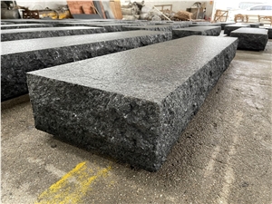 Black Angola Granite Stone Steps Stair Treads
