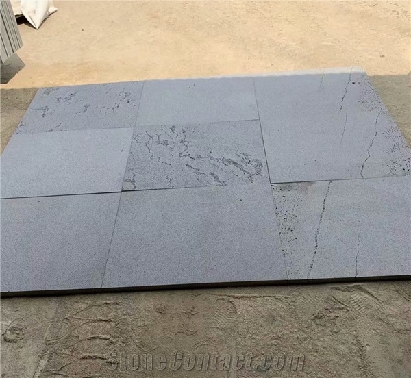 China Hainan Grey Ants Line Basalt Floor Covering Tiles