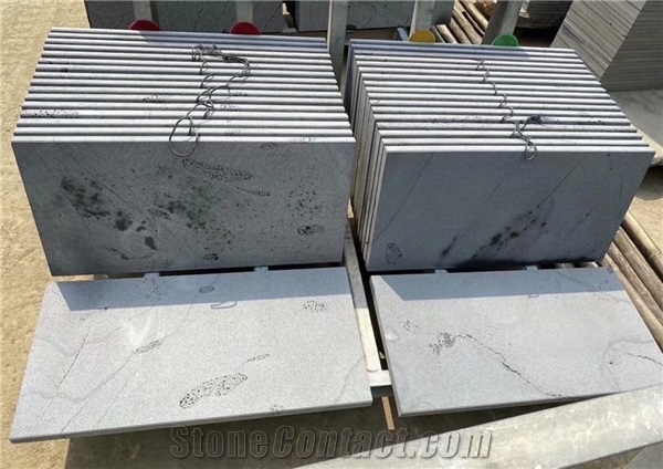 China Hainan Grey Ants Line Basalt Floor Covering Tiles