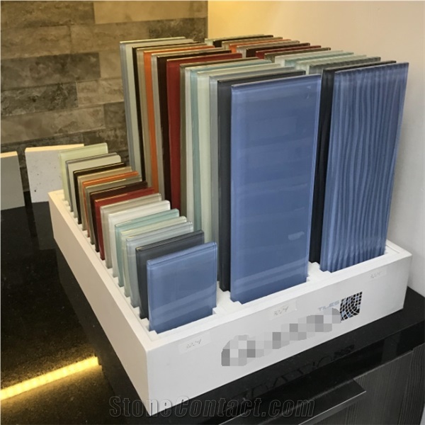 MDF PVC，Flooring Glass Tile Sample Table Box Stand