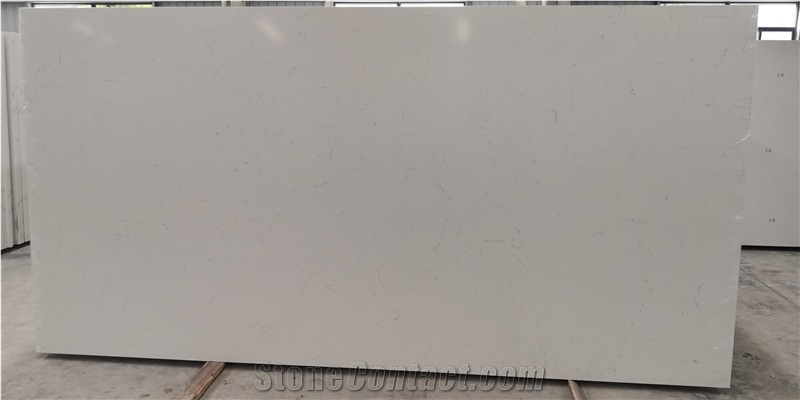 Engineered Quartz White carrara Polished-3003