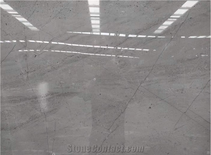 Polished New Castle Grey Marble slabs Interior Decoration