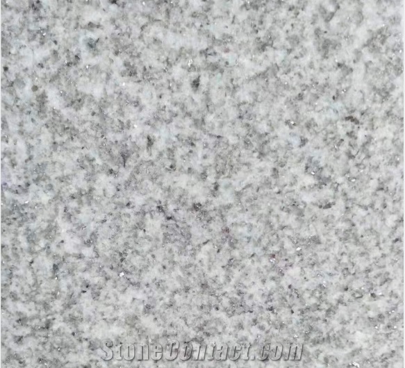 China New pearl white Granite Bush Hammered Wall Tiles
