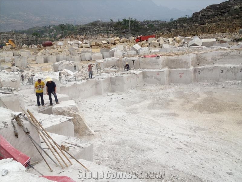 Wooden White Marble- Guizhou Wood Marble Quarry