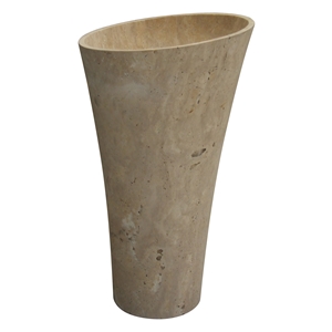 Brown Basin Natural Stone Basin For Bathroom Wash Basin