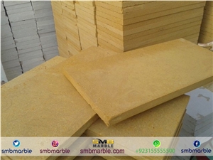 Pakistani-Yellow Sandstone Slabs & Tiles, 