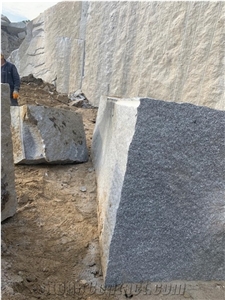 Bergama Grey Granite Rough Quarry Blocks