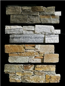 Cement Mesh Stacked Stone Veneer Ledger Panel Wall Cladding