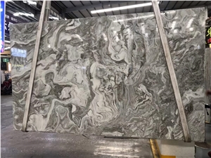 Brazil andes winter river snow marble tile slab pattern wall
