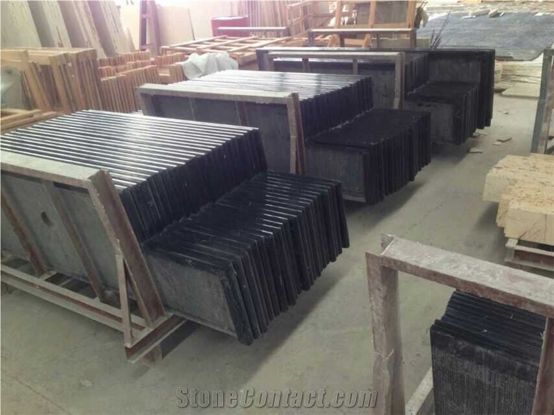 China mogolia black countertop building stone