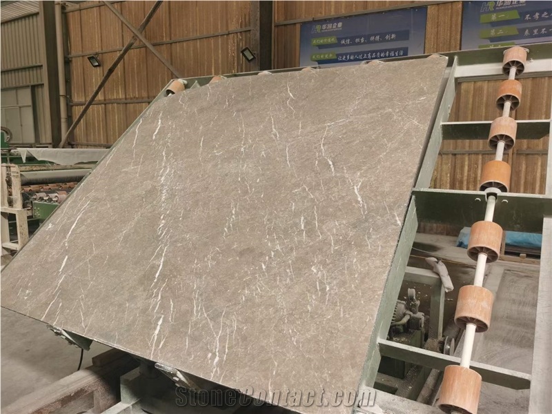 cyprus grey marble slab wall tile pattern 
