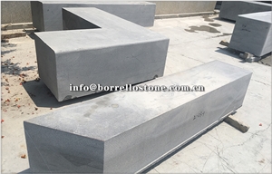 G654 Black Grey Granite Capstone