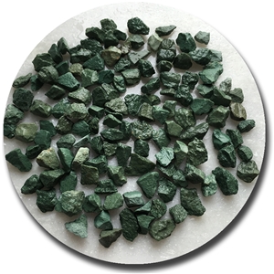 Ocean blue color crushed stone chips