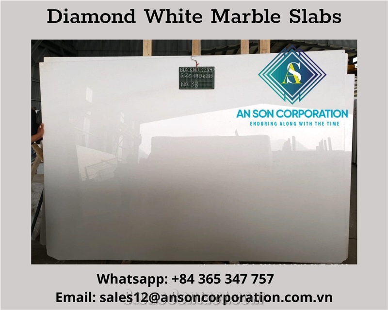 Big Deal Big Discount For Diamond White Marble Tile & Slab 