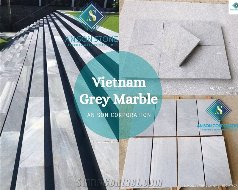 Grey Marble For Flooring From An Son Corporation Vietnam 