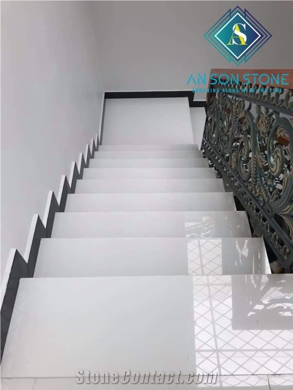 White Marble For Stairs From An Son Corporation 