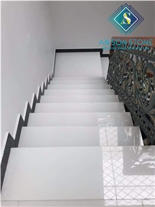 White Marble For Stairs From An Son Corporation