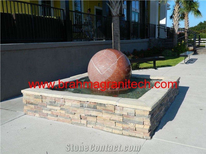 Ball Fountain, Garden water feature, Fountain sculpture