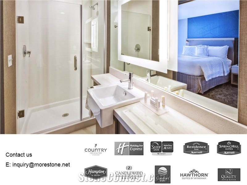 SpringHill Suites Bathroom Engineered Quartz Vanity tops