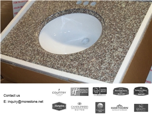 Granite Bath Vanity top with Undermount Sink