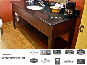 Hotel Granite vanity top to fit vanity wood base