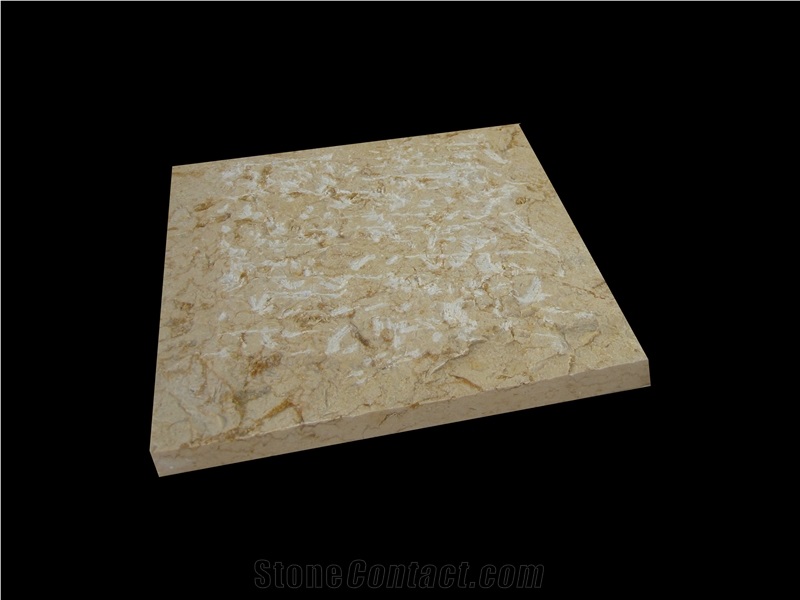 Sunny Gold Marble chiseled face Tiles