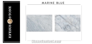 Afyon Grey Light Marble-Sky Blue Marble