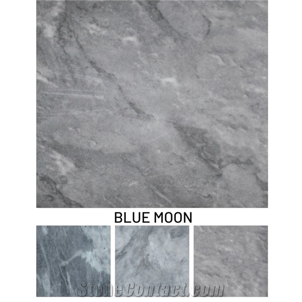 Grey Marble-Blue Moon Marble