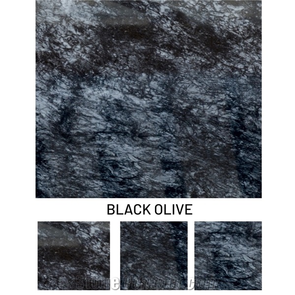 Mugla Black Emperor Marble-Black Olive