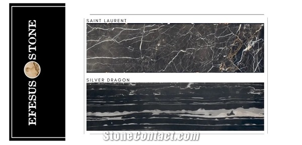 Silver White Dragon Marble-Laurent Brown Marble