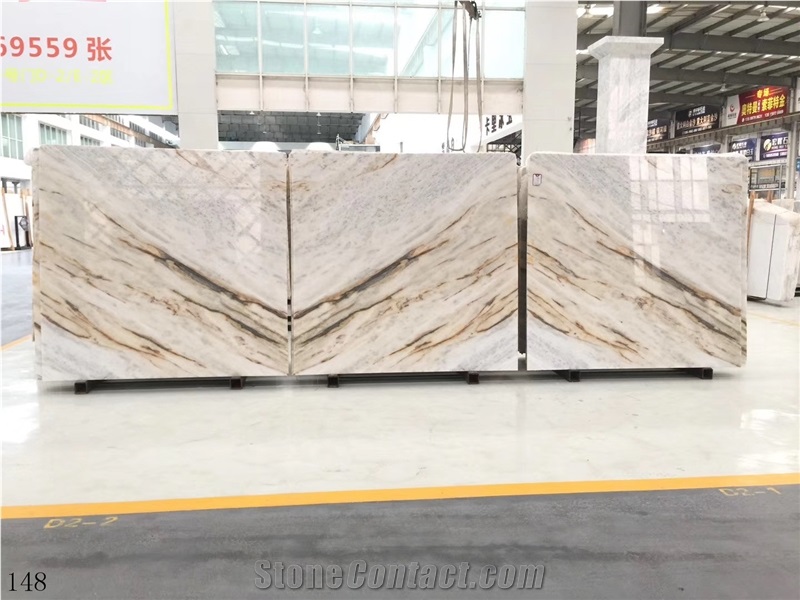 China Van Gogh Marble Lafite Whitefor Slab Countertop Use