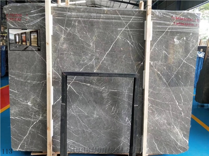 Italy Grey Marble Xixi Li  Yongzhou Hunan hot slab wall tile