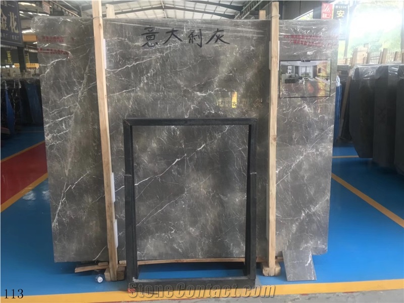 Italy Grey Marble Xixi Li  Yongzhou Hunan hot slab wall tile
