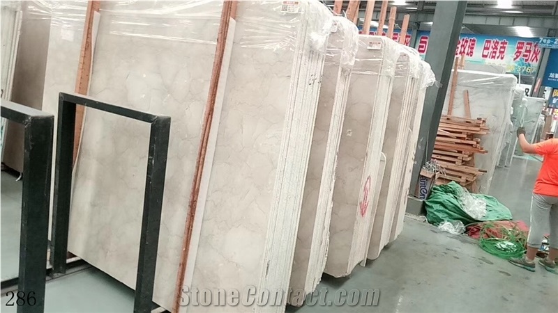 Middle East Beige Mimosa marble in China stone market vanity