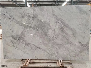 Super White Quartzite Eternity wall tile marble Fantasy slab