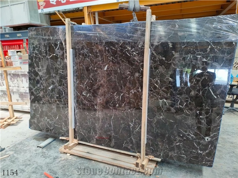 wall tile Marble in China stone market Hubei Dark Emperador 