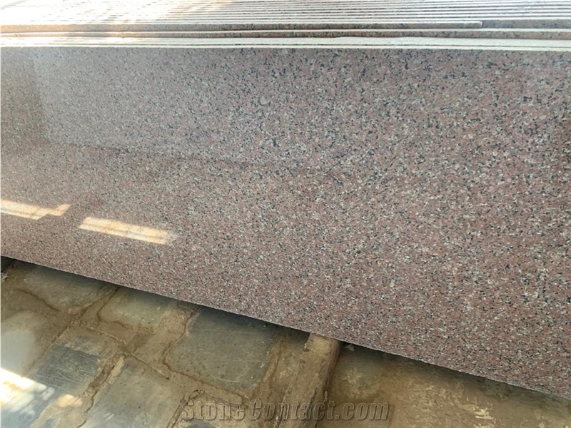 Rosy Pink Granite Slabs